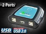 Zoom Produkt-Bild: c-enter USB-Umschalter f&uuml;r 1 USB-Ger&auml;t an 2 PCs