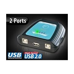 c-enter USB-Umschalter f�r 1 USB-Ger�t an 2 PCs