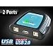 c-enter USB-Umschalter f�r 1 USB-Ger�t an 2 PCs