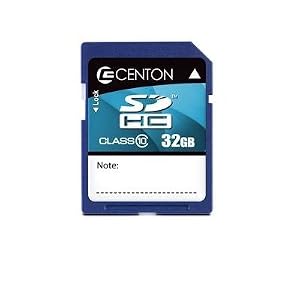 Centon 32 GB Class 10 SDHC Flash Memory Card 32GBSDHC10