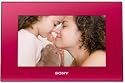 Sony DPF-D72 7-Inch LCD WVGA 16:10 Photo Frame (Red)