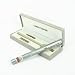 Office Products : Silver Dimple Grip Finish 5mw 532nm Astronomy Powerful Green Laser Pointer - Silver