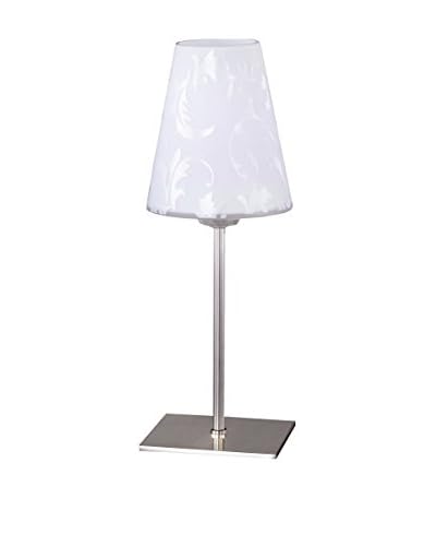WOFI Lampada Da Tavolo Flora Nickel matt