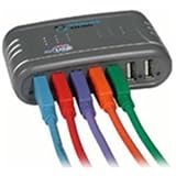 Cables To Go - 28224 - 7-Port USB 2.0 Hub with 5 Colored Cables