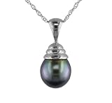 14K Black Tahitian Cultured Pearl Pendant