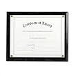 NU-DELL MANUFACTURING Award-A-Plaque Document Holder, Acrylic/Plastic, 10-1/2 x 13, Black