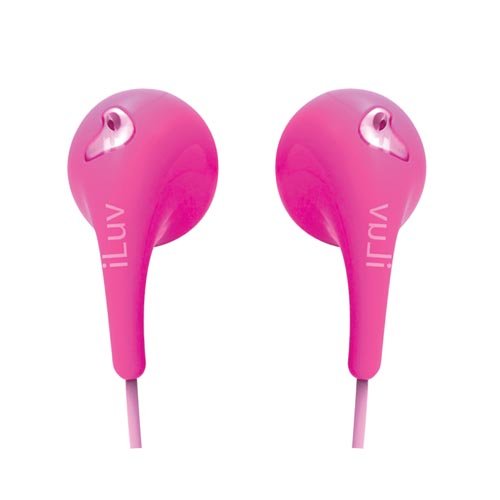iLuv IEP205PNK Bubble Gum II Stereo Earphones (Pink) iLuv IEP205PNK Bubble Gum II Stereo Earphones (Pink)