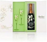 Perrier Jouet Fleur Gift Set With Flutes 2004 750ML