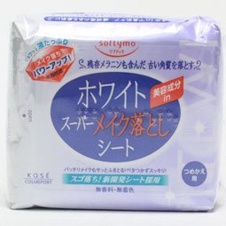 ソフティモ ホワイトSメイク落としシート 替 52枚