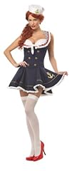 California Costumes Women's Nautical Doll Costume,Navy,XX-Large 