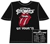 ROLLING STONES - US Tour 78 - Black Fine Jersey T-shirt