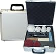 AIR BUFFING & POLISHING SET WITH CASE, TOOL, BUFFERS, COMPOUND