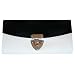Travel Roll Jewelry Case Clutch Black Velvet Beige Leather Silver Accent by Tech Swiss