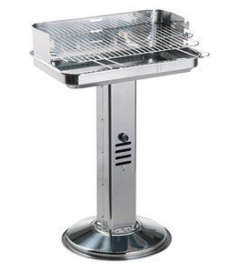 barbecue charbon en inox