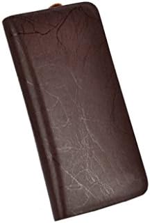 Trendy Long Card Wallet Men's Leather Zip Business Bifold Clutch Bag