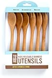 To-Go Ware Eco-Friendly Reusable Bamboo Kids Spoons and Forks- Set of 6