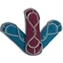 Reusable Menstrual Pads - Daytime/Off-White,Teal, 3 ea