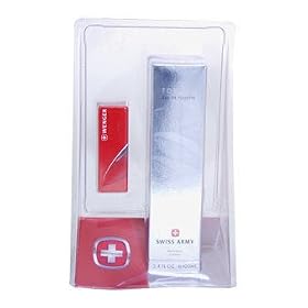 Swiss Army by Swiss Army for Women - 2 Pc Gift Set 3.3oz EDT Spray, Wenger Pocket Knife.