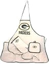 Green Bay Packers Apron and Mitt Set