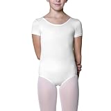 Danskin Girls 7-16 Nylon Short Sleeve Leotard