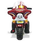 Harley Style Battery-Operated Motorcycle - Red