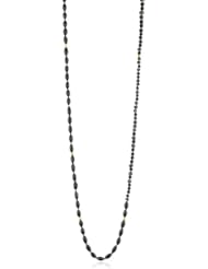 Lena Skadegard "Thaleia" Faceted Black Spinel and 22k Solid Gold Bead Necklace