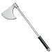 Bearded Viking Battle Axe w/ Leather Handle