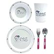 New England Patriots NFL Children's 5 Piece Dinner Set