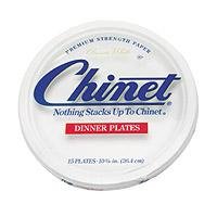 Chinet Classic White Dinner Plate, 10 3/8