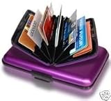 Executive Style Ogon Designs Purple Resistant PVC Aluminum Wallet