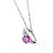 Jewelry : 10K WG February Birthstone Small Ring Charm-Amethyst