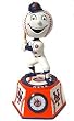 New York Mets "Mr. Met" Forever Collectibles Bobble Head Clock - Baseball Sports Merchandise