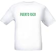PUERTO RICO - GREEN LETTERING - State-series - White T-shirt