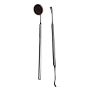 Joy Enterprises Octagonal Dental Scraper and One Piece Inspection Mirror for Pets, Stainless Steel