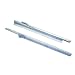Blum 230M Epoxy Coated Slides 22" 3/4 Extension 100# Class Self Closing (Set) White