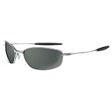 Oakley Whisker Sunglasses - Men's Silver/Dark Gray, One Size