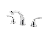 Pfister 1T6-5100 Roman Tub Trim with Metal Lever Handles, Chrome