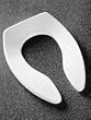 Church 9500CT 000 Elongated Plastic Open Front Toilet Seat White