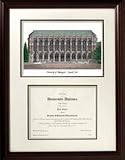 Scholar Washington Huskies NCAA 18 &acute; x 24 &acute; Framed Limited Edition Lithograph with Diploma Opening - B0001LT50E