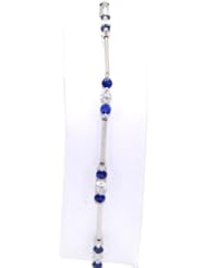 18K White Gold Sapphire/Diamond Bracelet