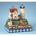 Jim Shore "Protection From the Savage Rock" Maine Coast Cape Neddick Lighthouse