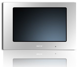 Waview 15" Waterproof HD-Ready LCD TV with Freeview(Silver-Waterproof Ceiling Speaker)