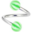 Spiral Twister - Sublime Beach Ball Belly Button Ring