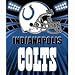 Sporting Goods : Indianapolis Colts Light Weight Fleece NFL Blanket (Shadow Series) (50"x60")