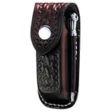 X-Large Zermatt Pouch- Leather/ Black w/ Steel - Knife Accessories - Other
