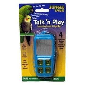 Jungle Talk Talk n Play Phone Small / Medium Bird Toy Assorted Colors