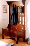 Review Home Styles  / Storage Bench with Coat Rack - Cherry