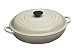 Le Creuset Cast Iron Shallow Casserole, Almond, 30 cm