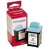 Lexmark 60 Inkjet Cartridge (Lexmark 17G0060). Fits printer models: Z12, Z22, Z32