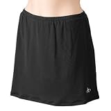 balle de Match Power-Up Women's Tennis Skort - Black - W05302-BK